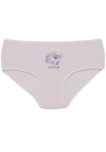 Состав:
Хлопок 95%
Эластан 5%
	Женские трусы-баталы с высокой посадкой. Из принтованного полотна. 