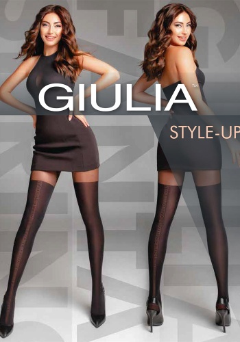 Состав:
Полиамид 94%
Эластан 6%
    Матовые фантазийные колготки с оплетенным эластаном, плотностью 60 ден, с ластовицей, широким поясом и усиленными плоскими швами. У модели тонкий верх, а снизу имитация непрозрачных гольфин с тюлевой полоской, де