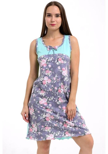 Состав: 
Хлопок 100%
	Сорочка женская.

Обратите внимание: расцветка товара на сайте может отличаться от фактической расцветки. Оптовый склад оставляет за собой право поставить товар любого цвета, который имеется на данный момент.