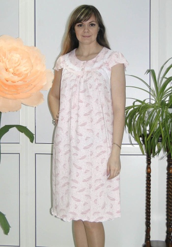 Состав:
Кулирка
Хлопок 100%
	Женская сорочка 