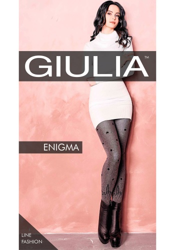 Состав:
Хлопок 61%
Полиамид 32%
Эластан 7%
	Теплые фантазийные колготки из 3D хлопка с оплетенным эластаном, плотностью 150 ден, с ластовицей, широким поясом и плоским швом. По всей ноге модели размещен контрастный тканый узор 