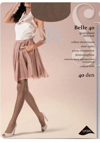 Состав: 
Эластан 12%, Полиамид 88%
      Прозрачные шелковистые колготки 40 DEN на каждый день с шортиками и комфортным швом. Укрепленный мысок. 