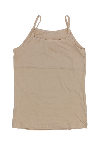 Состав:
Хлопок 100%
	Детская майка для девочки на тонких бретельках.