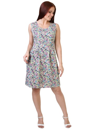 Состав:
Кулирное полотно 
Хлопок 100%
	Платье женское 