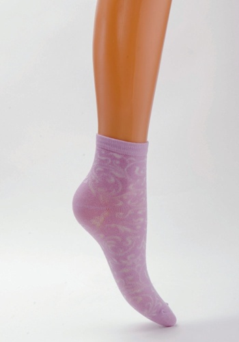 Состав: 

Бамбук 67%, 
Полиамид 31%, 
Эластан 2%

	Женский ажурный носок из бамбука.