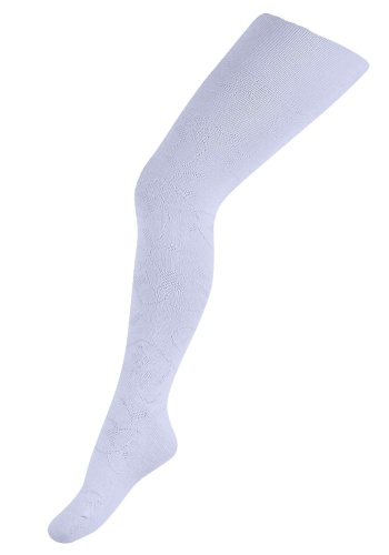 Состав:
Хлопок 76%, 
Полиамид 21%, 
Эластан 3%
	Нежные ажурные колготки c цветочным узором станут отличным выбором на каждый день в школу. Изготовлены из натурального качественного хлопка, не деформируются при стирке, имеют повышенную износост