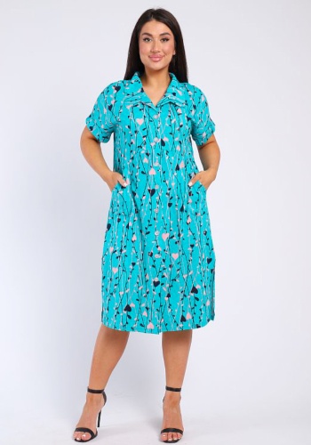 Состав:
Кулирка
Хлопок 100%
	Халат женский на пговицах 