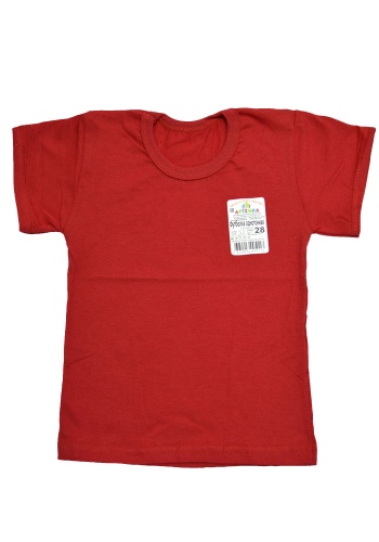 Состав:
Кулирка 
Хлопок 100%
	Детская футболка однотонная. 