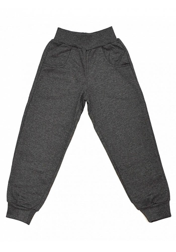 Состав:
Футер
	Детские брючки на широкой резинке, с карманами, внизу на манжетах. 