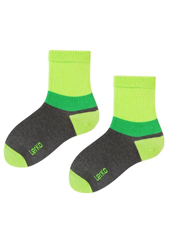 Состав:	
х/б - 75%, 
ПА - 23%, 
лайкра - 2%
	Носки детские 