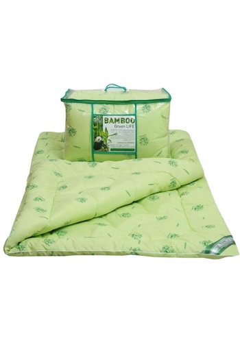 Чехол с кантом: 
Ультрастеп (полиэстер+синтепон)

Наполнитель: 
Бамбуковое волокно (400г/кв.м)

	Изделие может отличаться от фотоизображения.