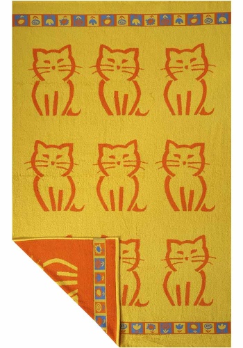 Ткань: Махра
Состав: 
Хлопок 100% 
Размер: 100х150
	Детское полотенце махровое пестротканое «Kitti» производится из 100% натурального сырья. Без сомнения, изделие станет незаменимым атрибутом на пляже или дома. Махровое полотно обладает прекрасн