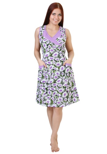 Состав:
Кулирное полотно
Хлопок 100%
	Сарафан женский 