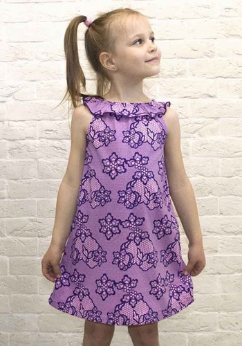 Состав:
Кулирка
Хлопок 100%
	Платье для девочки. Без рукава.