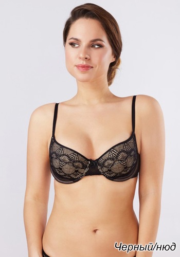 Состав: 

Полиамид 50%
Хлопок 44%
Эластан 6%

     Бюстгальтер с плотными формованными чашами. Чашки уплотнены тонким паралоном, изнутри хлопковая подкладка. Чашки обшиты эластичным кружевом. Боковые детали выполнены из эластичной полупрозрачной сетки. Бр