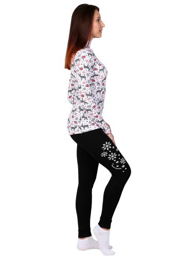 Состав:
Рибана с начесом
Хлопок 51%
ПЭ 45%
Эластан 4%
     Термобельё женское 