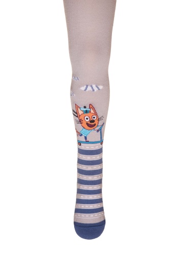 Состав:
Хлопок 71%
Полиамид 23%
Полипропилен 4%
Эластан 2%
	Колготки детские демисезонные из лицензионной коллекции 