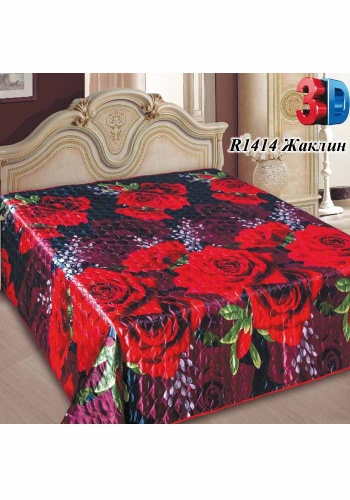 Материал:
Искусственный шелк
Синтепон, плотность 80г/кв.м
Подкладка:
Полиэстер
	Покрывала серии 