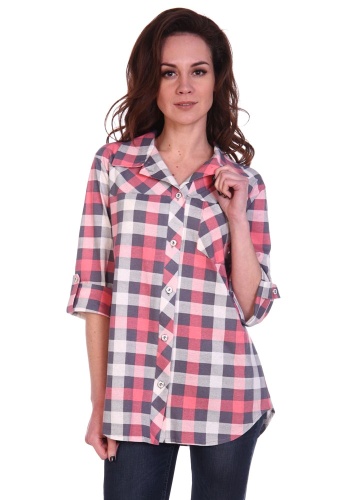 Состав: 
Кулирка 
Хлопок 100% 
	Рубашка женская изготовлена из кулирки с рисунком 