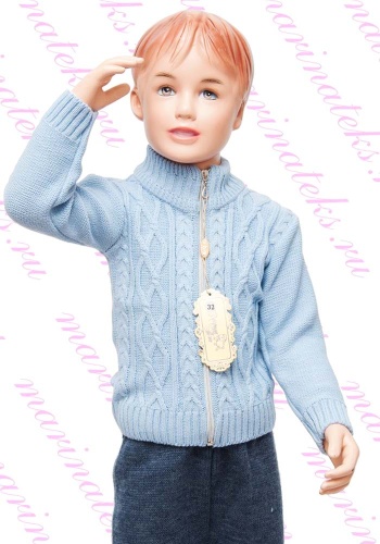  Жакет для мальчиков  ЖТ-971
Состав: 30% шерсть, 70% акрил