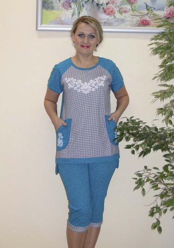 Состав:
Кулирка
	Костюм женский 