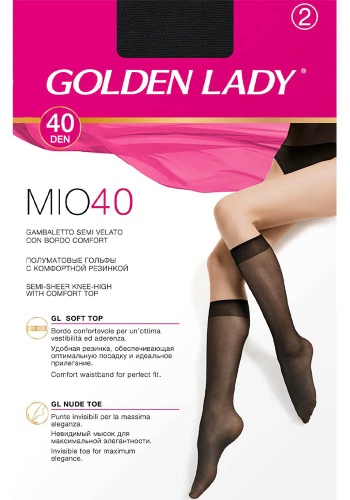 Состав:
Полиамид 96%
Эластан 4%
    Полупрозрачные матовые гольфы плотностью 40 ден, с комфортной широкой резинкой и невидимым мыском. В конверте 2 пары.


