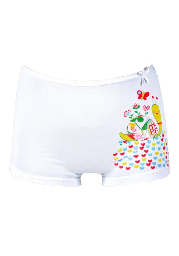 Состав:
Хлопок 95%
Эластан 5%
	Детские трусы - шорты для девочки. 