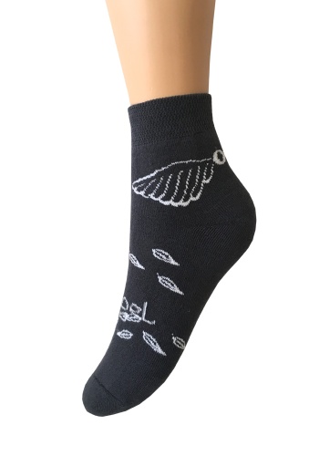 Состав:
Хлопок 85%
ПА 12%
Эластан 3%
	Носки классические зимние с внутренним плюшем и рисунком по всему носку.