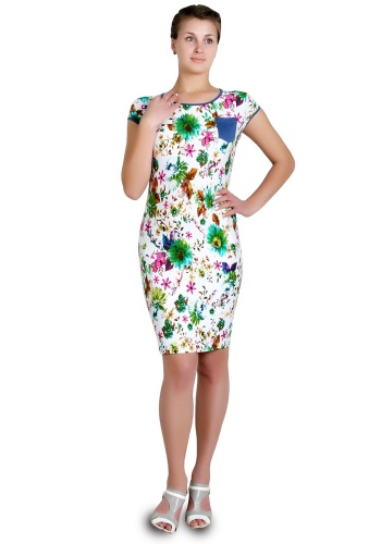 Состав:
Вискоза 98%, 
Эластан 2%
	Платье женское 