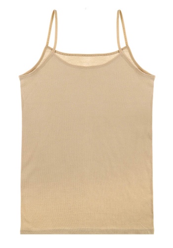 Состав:
Хлопок 95%
Эластан 5%
   Женская майка на тонких бретелях. 