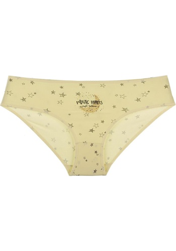 Состав:
Хлопок 95%
Эластан 5%
	Женские трусы-баталы из принтованного полотна с узорами.  Узоры ассорти. 