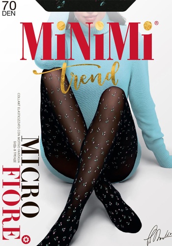 Состав:
Полиамид 79%
Эластан 19%
Хлопок 2%
     Женские колготки 70 den из микрофибры с цветочным рисунком. Мягкие, комфортные. Микрофибра в составе отлично сохраняет тепло, впитывает влагу, позволяет коже дышать, а также приятно ощущается на коже