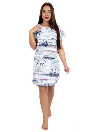 Состав: 
Кулирка
Хлопок 100%
	Женская туника. 

Обратите внимание: расцветка товара на сайте может отличаться от фактической расцветки. Оптовый склад оставляет за собой право поставить товар любого цвета, который имеется на данный момент.	
