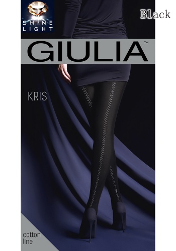 Состав:
Хлопок 60%
Полиамид 35%
Эластан 4%
Люрекс 1%
	Теплые фантазийные колготки из 3D хлопка с оплетенным эластаном, плотностью 150 ден, с широким комфортным поясом, ластовицей и плоским швом. Вдоль задней части ноги модели размещен тканый узор