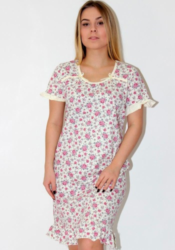 Состав:
Хлопок 100%
	Сорочка женская.