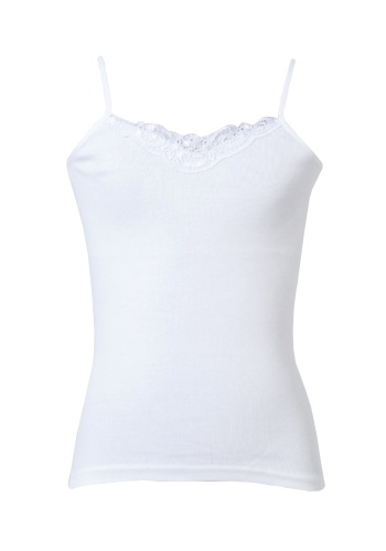 Состав:
Хлопок 100%
	Детская майка для девочек. 