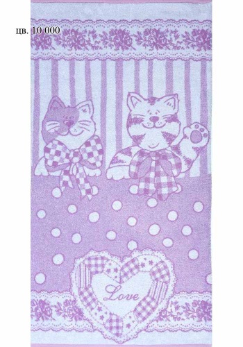 Ткань: Махра
Состав: 
Хлопок 100% 
Размер: 70х130
	Полотенце махровое пестротканое «Miagolo» производится из 100% натурального сырья и обладает высокой впитывающей способностью. Стойкость окраски и специальная противоусадочная технология обеспеч