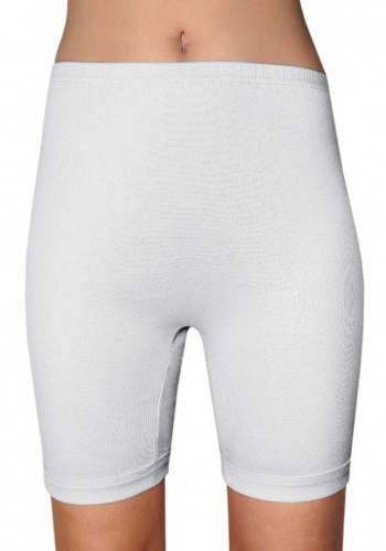 Состав:
Хлопок 95%
Эластан 5%
      Женские высокие панталоны белого цвета. 