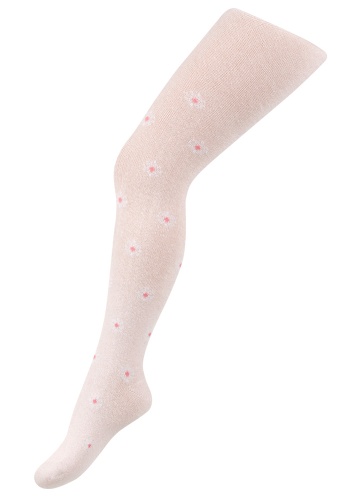 Состав:
    
Хлопок 76%, 
Полиамид 21%, 
Эластан 3%

	Качественные детские хлопковые колготки в цветочек, из высокоэластичной пряжи, отличного качества, сохраняют форму и внешний вид.