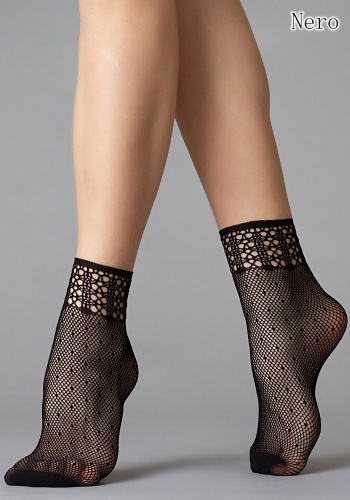 Состав:
Полиамид 90%
Эластан 10%
    Ажурные фантазийные носки с узором 