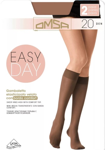 Состав: 
Полиамид 88%, 
Эластан 12%
	Тонкие эластичные гольфы с комфортной резинкой и усиленным мыском. Единый универсальный размер. В упаковке 2 пары.