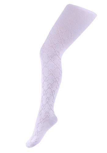 Состав:
Хлопок 76%, 
Полиамид 21%, 
Эластан 3%
	Колготки детские хлопчатобумажные с жаккардовым рисунком. Богатый выбор расцветок этой модели колготок позволит юной моднице комбинировать их с любым своим нарядом. 