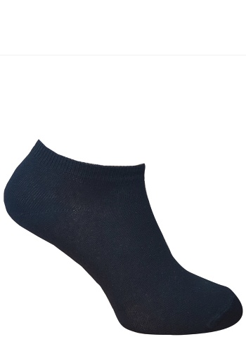 Состав: 
Хлопок 43%
Полиэфир 55 %
Эластан 2%
	Носки мужские однотонные укороченные из регенерированного хлопка.