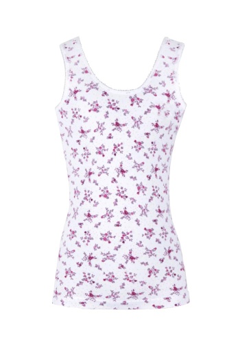 Состав:
Хлопок 95%
Эластан 5%
	Детская майка для девочек. 
