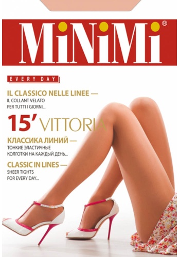 Состав:
Полиамид 85%, 
Эластан 15%
     Тонкие классические эластичные колготки плотностью 15 ден, с усиленными шортиками и невидимым укрепленным мыском.