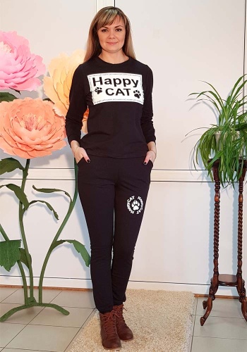 Состав:
Футер
Хлопок 80%
Полиэстер 20%
	Костюм домашний. 

Обратите внимание: расцветка товара на сайте может отличаться от фактической расцветки. Оптовый склад оставляет за собой право поставить товар любого цвета, который имеется на данный м