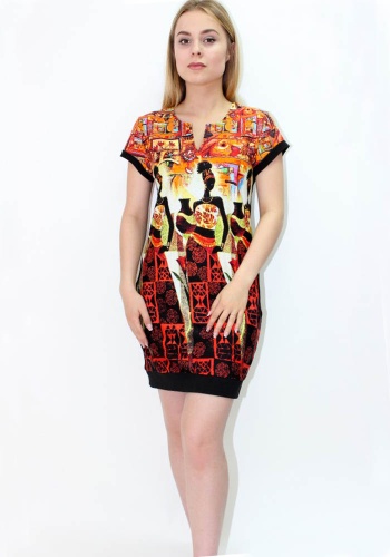 Состав: 
Хлопок 100%
	Туника женская.