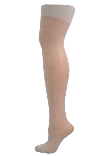 Состав: 
Полиамид 90%, 
Эластан 10%
	Колготки для девочки с нежным цветочным узором, с укреплённым носком.