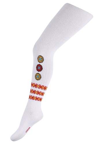 Состав:
    
Хлопок 76%, 
Полиамид 21%, 
Эластан 3%

	Колготки для девочек с рисунком пуговиц на голени с большим содержание хлопка, это делает колготки мягкими и комфортными в носке.