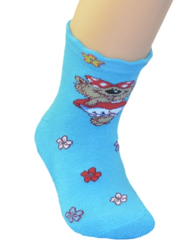 Состав: 
Хлопок 90%,
ПА 7%, 
Эластан 3%
	Детские носки из хлопка. Махровый след.